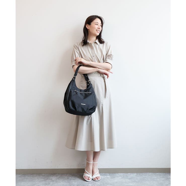[2WAY]異素材ジョイントラウンドナイロントート | MK MICHEL KLEIN BAG | 詳細画像17 