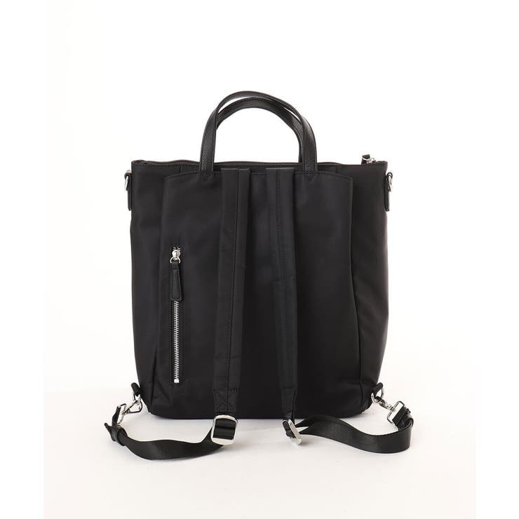 [3WAY/撥水]レザーナイロン多機能スクエアバッグ | MK MICHEL KLEIN BAG | 詳細画像10 