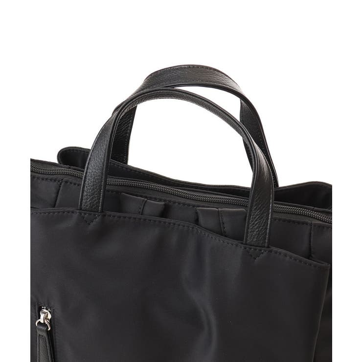 [3WAY/撥水]レザーナイロン多機能スクエアバッグ | MK MICHEL KLEIN BAG | 詳細画像15 