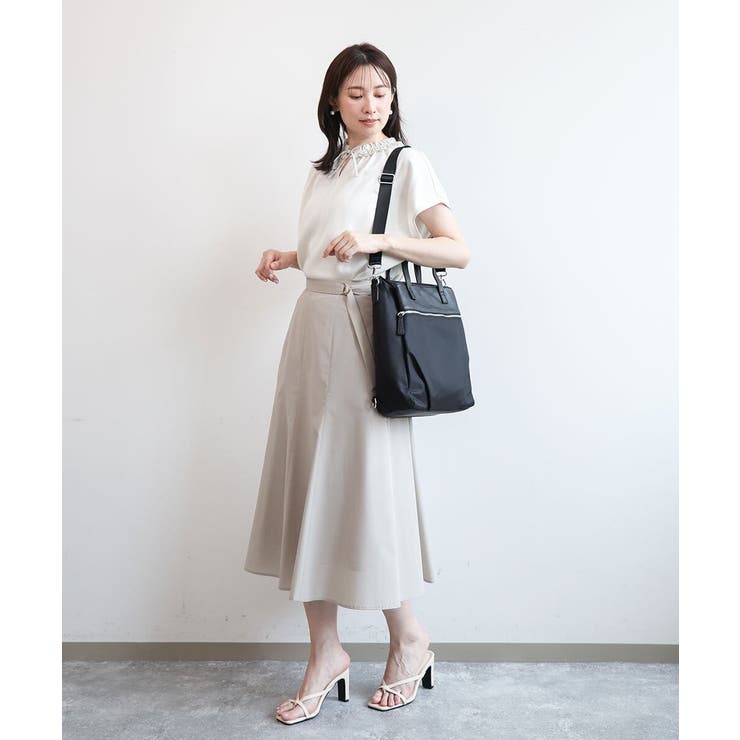 [3WAY/撥水]レザーナイロン多機能スクエアバッグ | MK MICHEL KLEIN BAG | 詳細画像29 