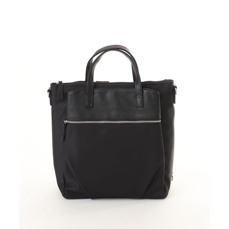 [3WAY/撥水]レザーナイロン多機能スクエアバッグ | MK MICHEL KLEIN BAG | 詳細画像8 