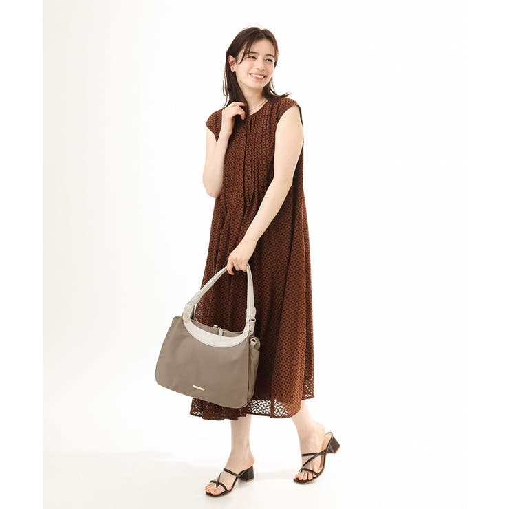 [2WAY]配色ポイントセパレートデザインバッグ | MK MICHEL KLEIN BAG | 詳細画像18 