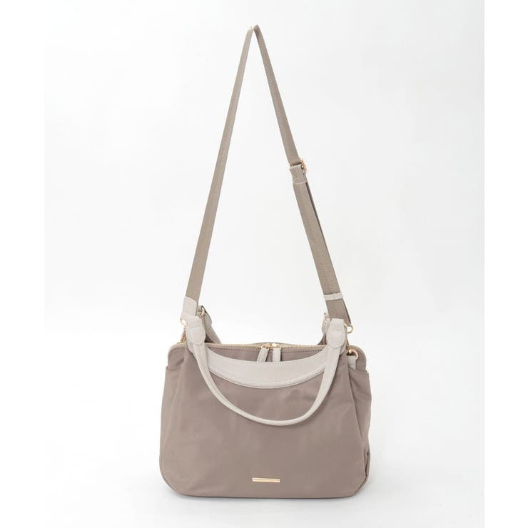 [2WAY]配色ポイントセパレートデザインバッグ | MK MICHEL KLEIN BAG | 詳細画像5 