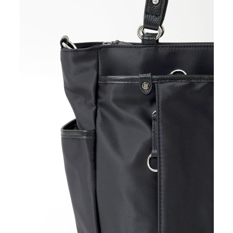 [2WAY/A4収納可]多機能ポケットナイロントートバッグ | MK MICHEL KLEIN BAG | 詳細画像14 