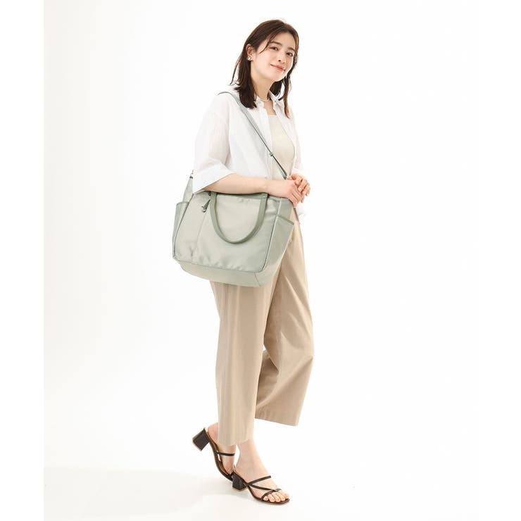 [2WAY/A4収納可]多機能ポケットナイロントートバッグ | MK MICHEL KLEIN BAG | 詳細画像17 