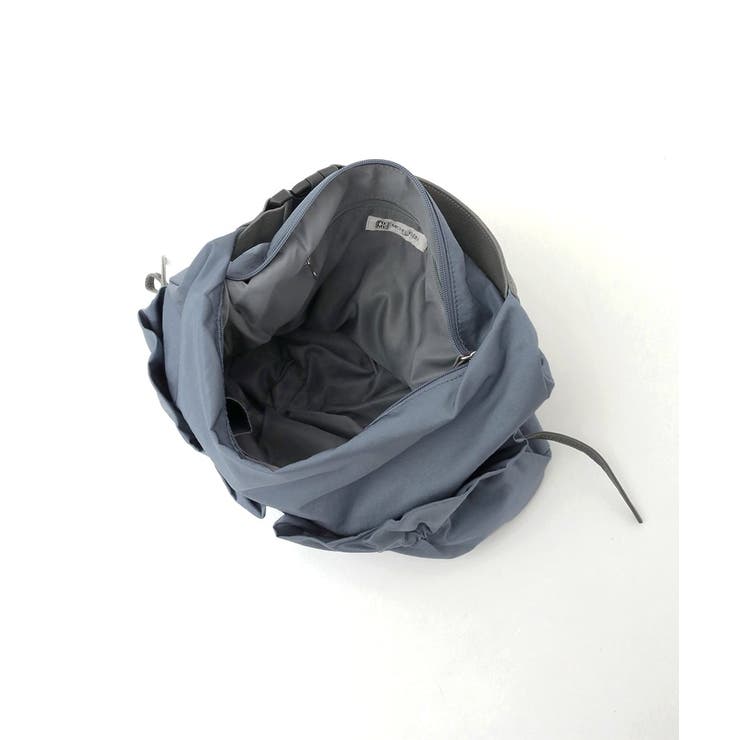 [2WAY/A4収納可]ギャザーポケットナイロンデザインバッグ | MK MICHEL KLEIN BAG | 詳細画像12 