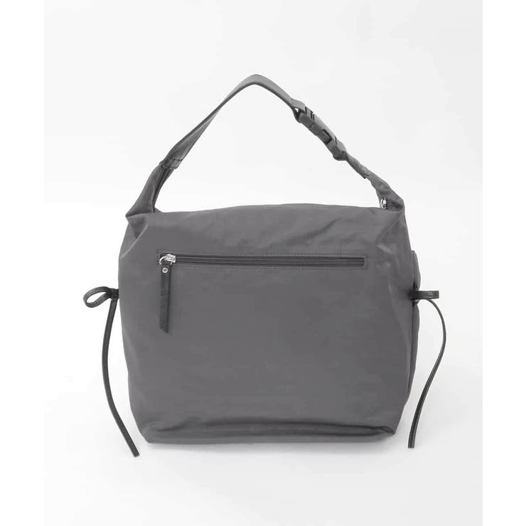 [2WAY/A4収納可]ギャザーポケットナイロンデザインバッグ | MK MICHEL KLEIN BAG | 詳細画像3 