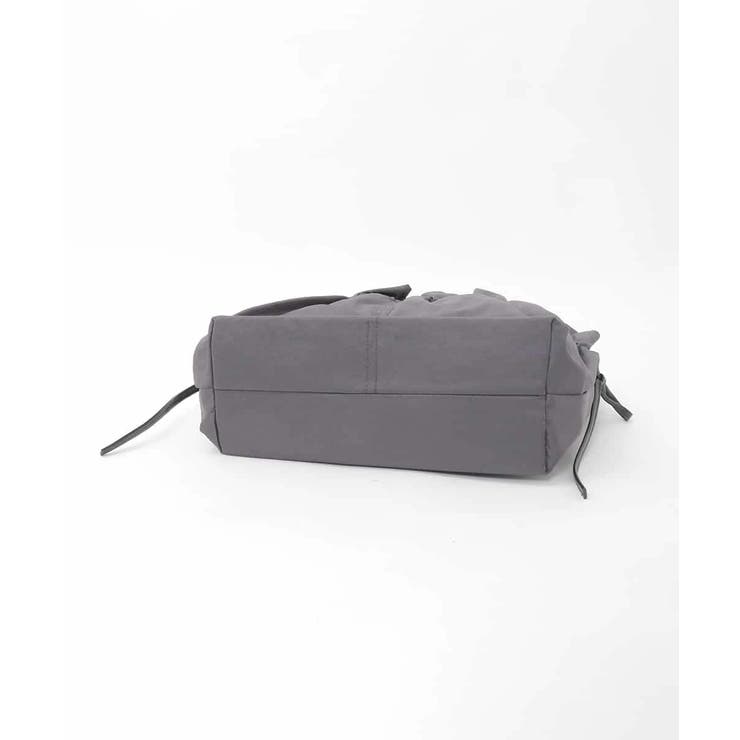 [2WAY/A4収納可]ギャザーポケットナイロンデザインバッグ | MK MICHEL KLEIN BAG | 詳細画像8 
