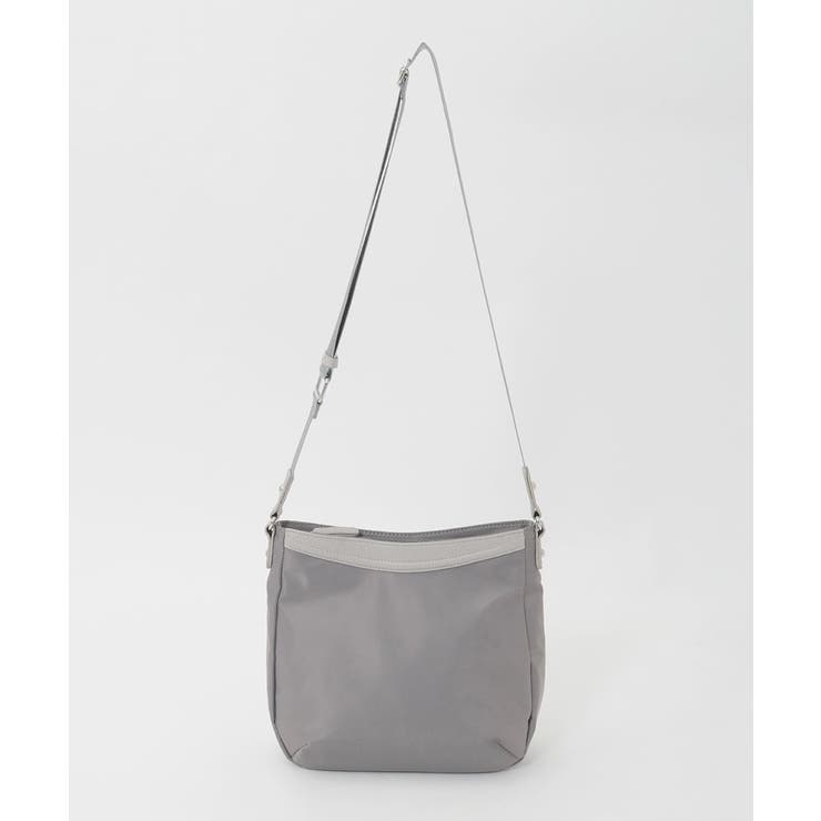 [撥水/軽量]ラウンドデザインレザーナイロンショルダー | MK MICHEL KLEIN BAG | 詳細画像13 