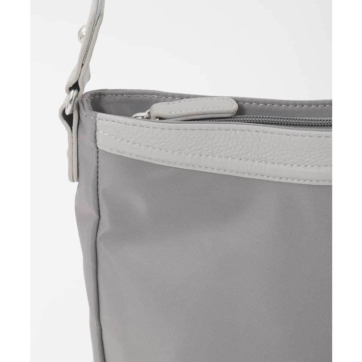 [撥水/軽量]ラウンドデザインレザーナイロンショルダー | MK MICHEL KLEIN BAG | 詳細画像14 