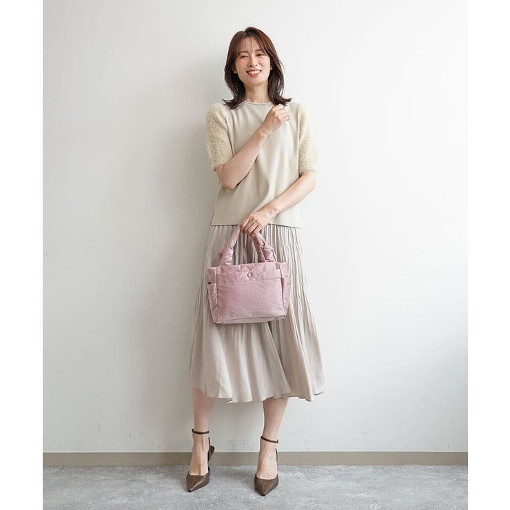 [2WAY/軽量]デザインコンパクトナイロンバッグ | MK MICHEL KLEIN BAG | 詳細画像22 