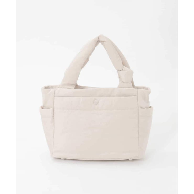 アイボリー | [2WAY/軽量]デザインコンパクトナイロンバッグ | MK MICHEL KLEIN BAG