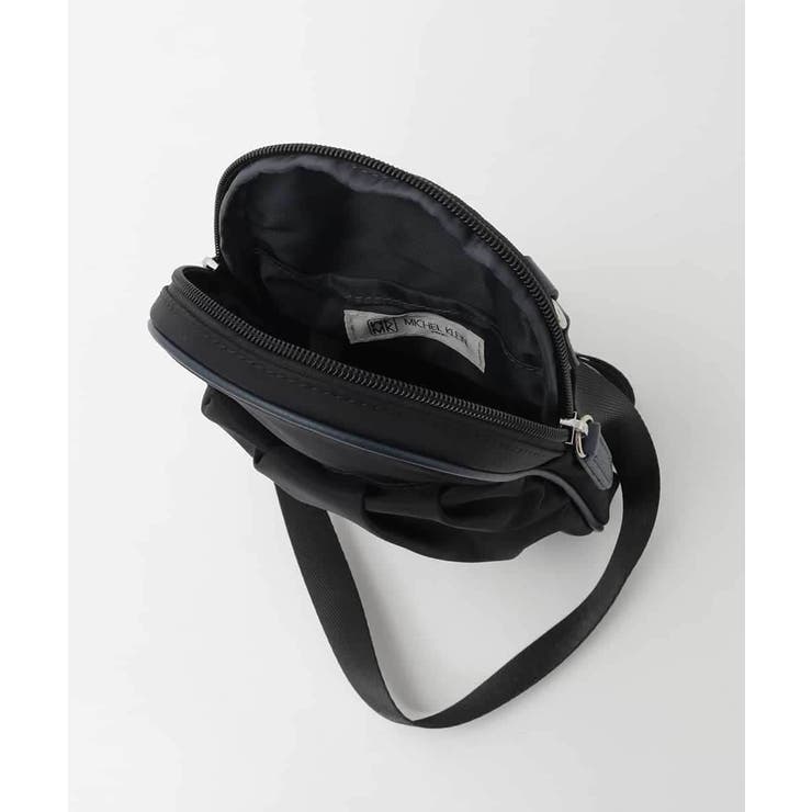 [撥水/超軽量]パイピングレザーデザインショルダーバッグ | MK MICHEL KLEIN BAG | 詳細画像12 