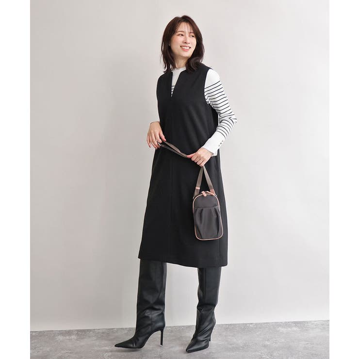 [撥水/超軽量]パイピングレザーデザインショルダーバッグ | MK MICHEL KLEIN BAG | 詳細画像14 