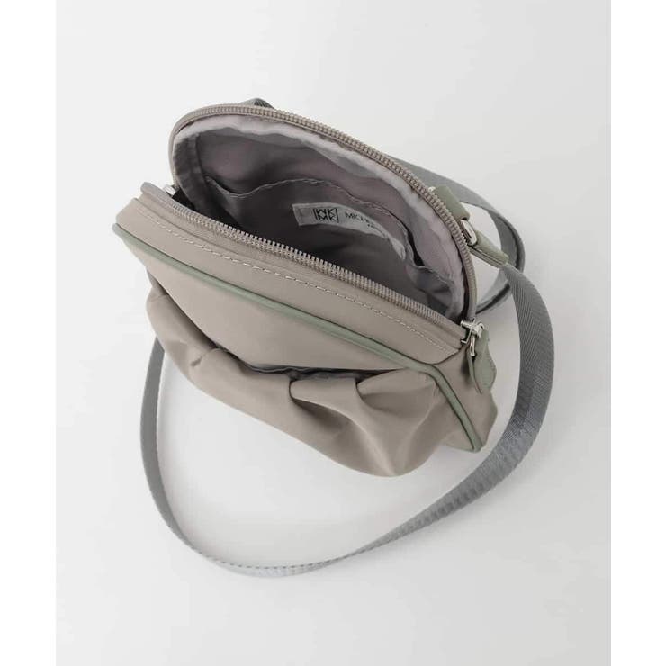 [撥水/超軽量]パイピングレザーデザインショルダーバッグ | MK MICHEL KLEIN BAG | 詳細画像8 