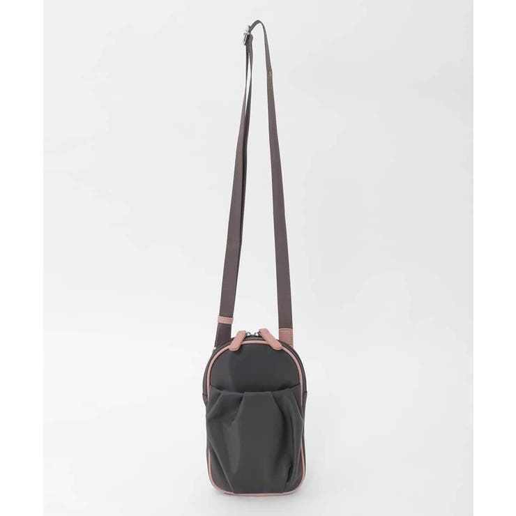 パープル | [撥水/超軽量]パイピングレザーデザインショルダーバッグ | MK MICHEL KLEIN BAG