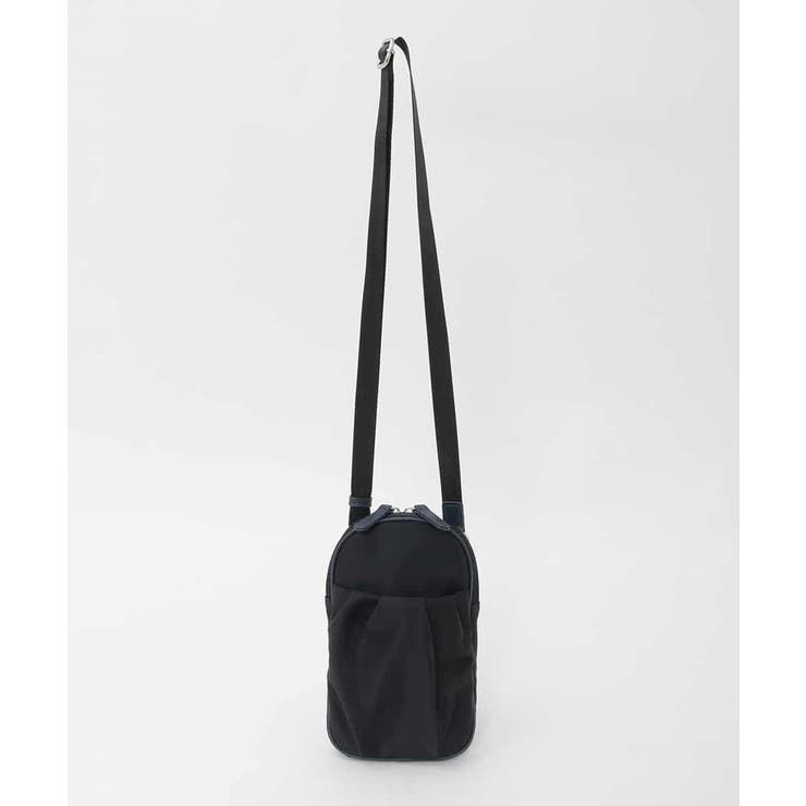ブラック | [撥水/超軽量]パイピングレザーデザインショルダーバッグ | MK MICHEL KLEIN BAG