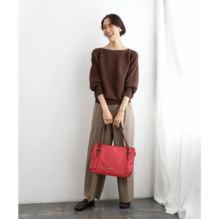 [2WAY/撥水/A4収納可]牛革ジョイントデザイントートバッグ | MK MICHEL KLEIN BAG | 詳細画像3 