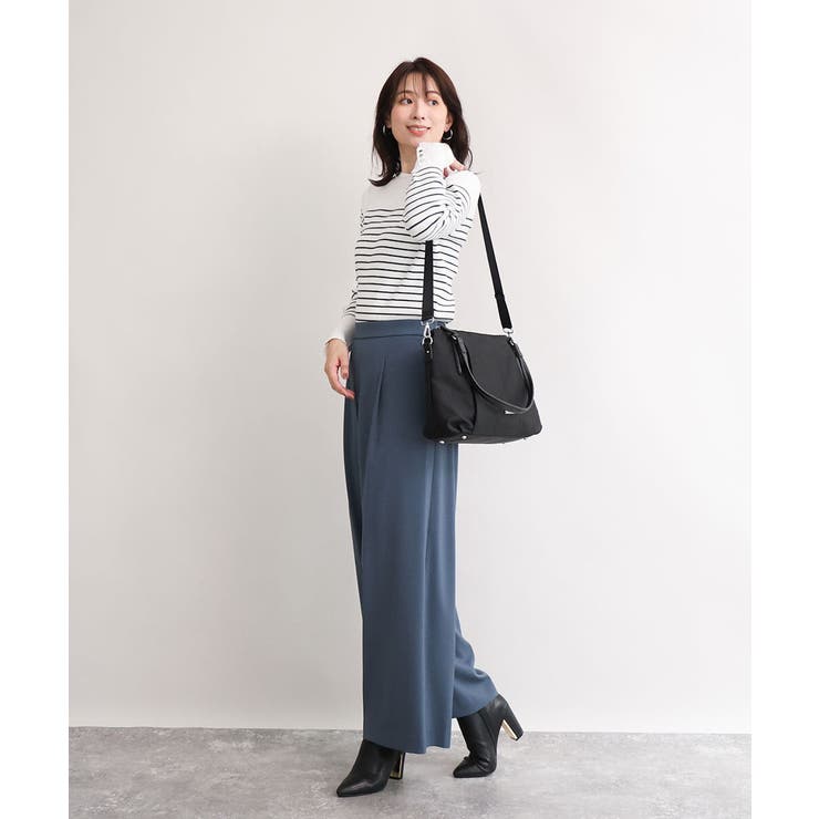 [2WAY/撥水/A4収納可]牛革ジョイントデザイントートバッグ | MK MICHEL KLEIN BAG | 詳細画像6 
