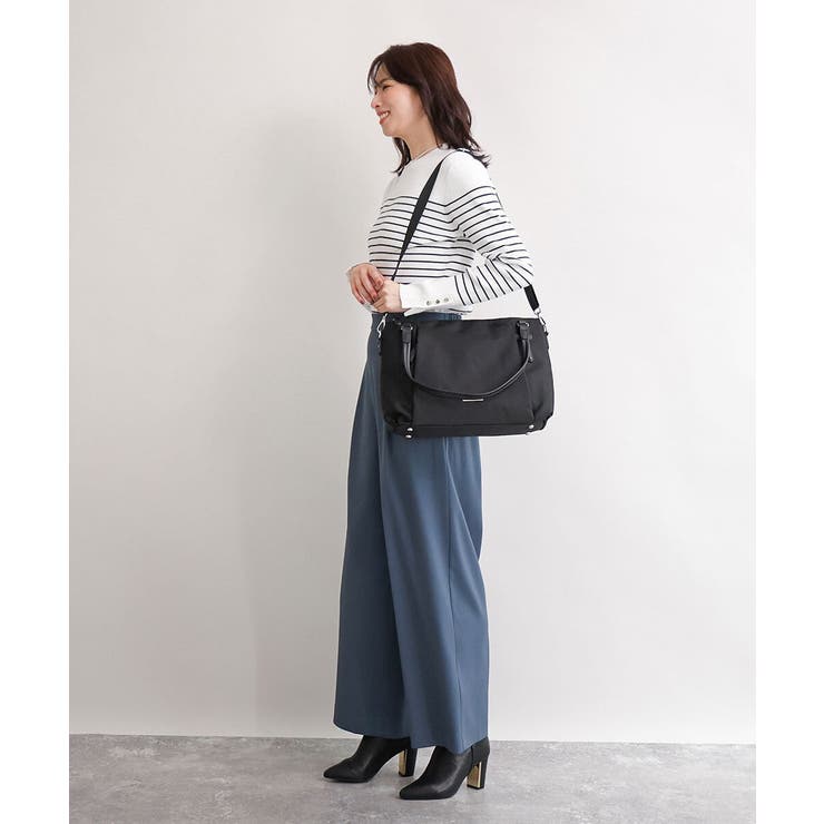 [2WAY/撥水/A4収納可]牛革ジョイントデザイントートバッグ | MK MICHEL KLEIN BAG | 詳細画像7 
