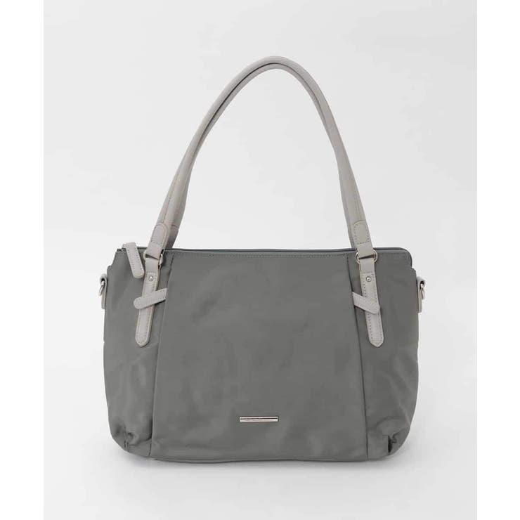 カーキ | [2WAY/撥水/A4収納可]牛革ジョイントデザイントートバッグ | MK MICHEL KLEIN BAG
