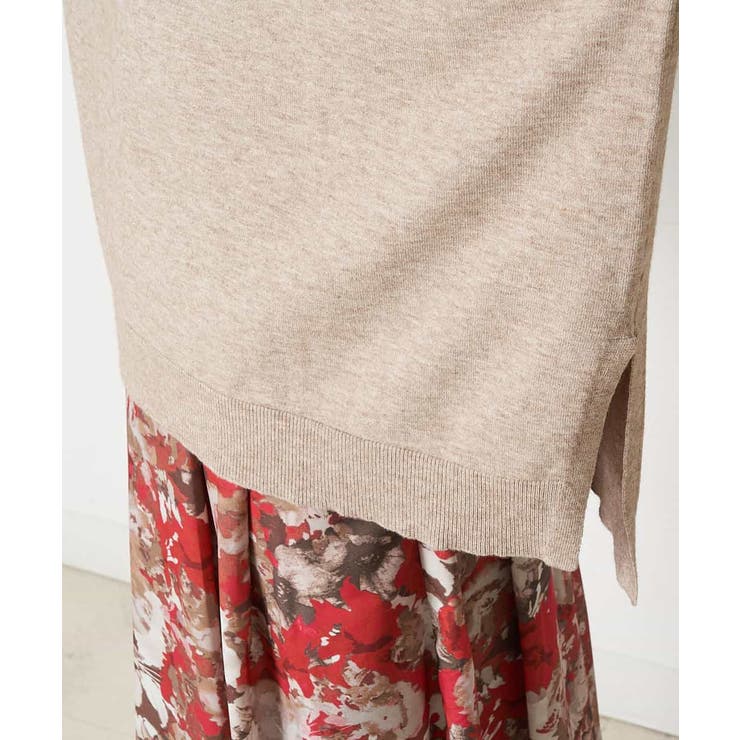 ニット ポンチョ風ニット 楽天市場