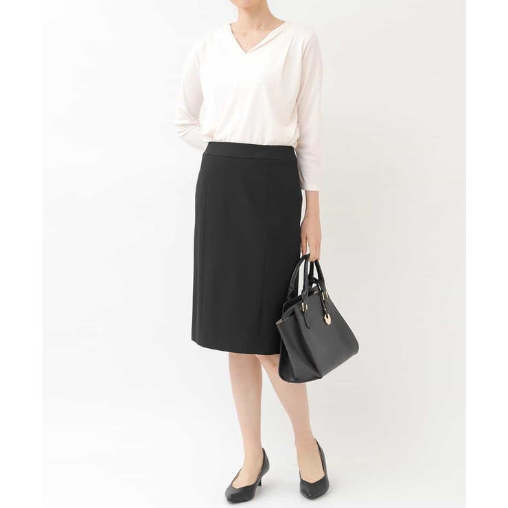 【洗える】ベーシックタイトスカート | OFUON | 詳細画像12 