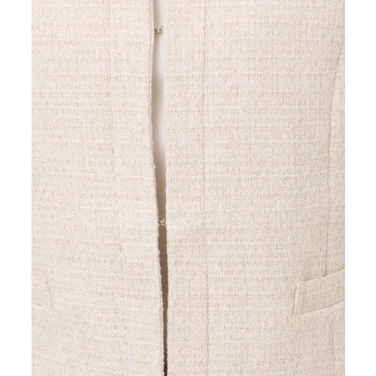 [セットアップ対応]ラメツイードノーカラージャケット | OFUON | 詳細画像28 