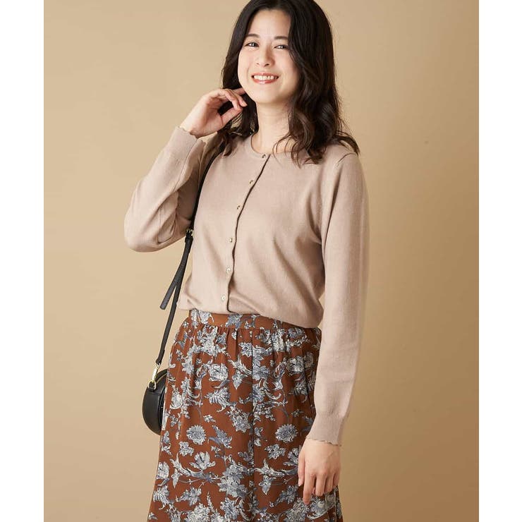 洗濯機で洗える ベーシックカーディガン 品番 Itkw Ofuon オフオン のレディースファッション通販 Shoplist ショップリスト