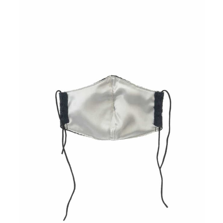 【返品不可/日本製/洗える】レースリボンマスク | OFUON | 詳細画像2 