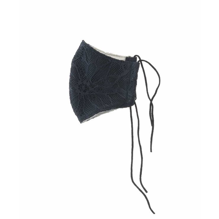 【返品不可/日本製/洗える】レースリボンマスク | OFUON | 詳細画像3 