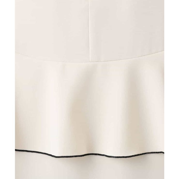 配色メロー フレアーデザインブラウス/洗える/WEB限定サイズあり | OFUON | 詳細画像21 