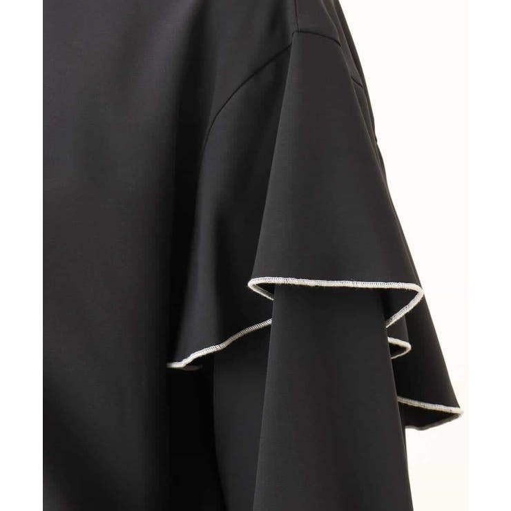 配色メロー フレアーデザインブラウス/洗える/WEB限定サイズあり | OFUON | 詳細画像26 