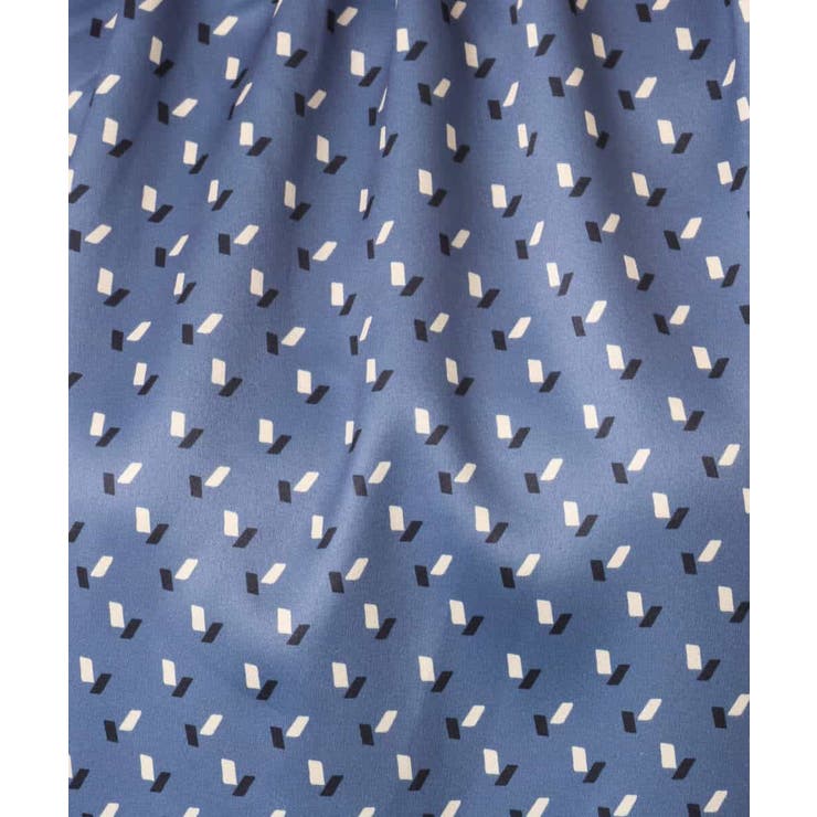 幾何柄スタンドネックブラウス/洗える/WEB限定サイズあり | OFUON | 詳細画像32 