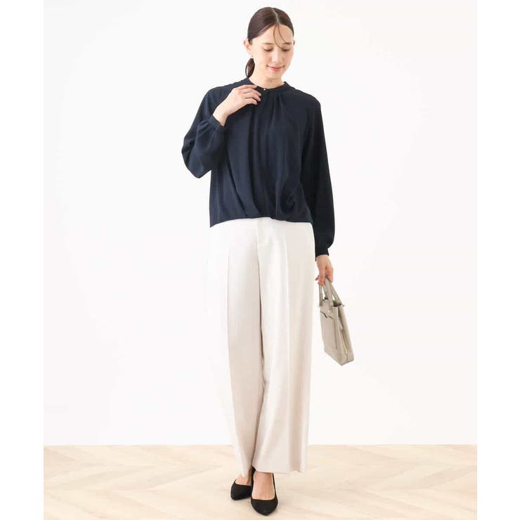 フロントタックデザインブラウス/洗える/WEB限定 | OFUON | 詳細画像4 