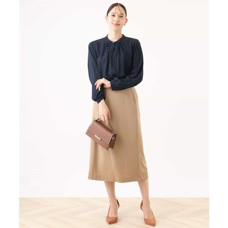 フロントタックデザインブラウス/洗える/WEB限定 | OFUON | 詳細画像7 