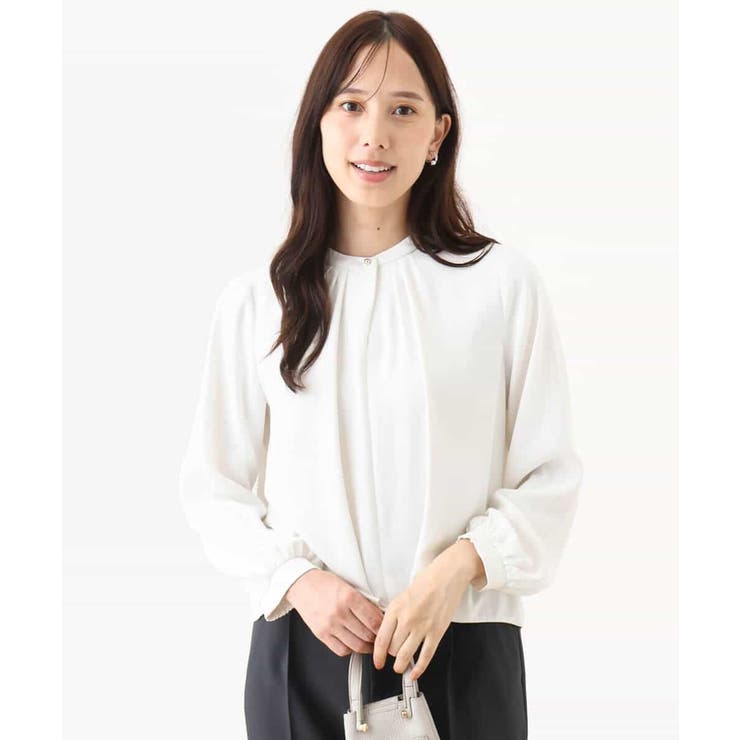 フロントタックデザインブラウス/洗える/WEB限定 | OFUON | 詳細画像9 