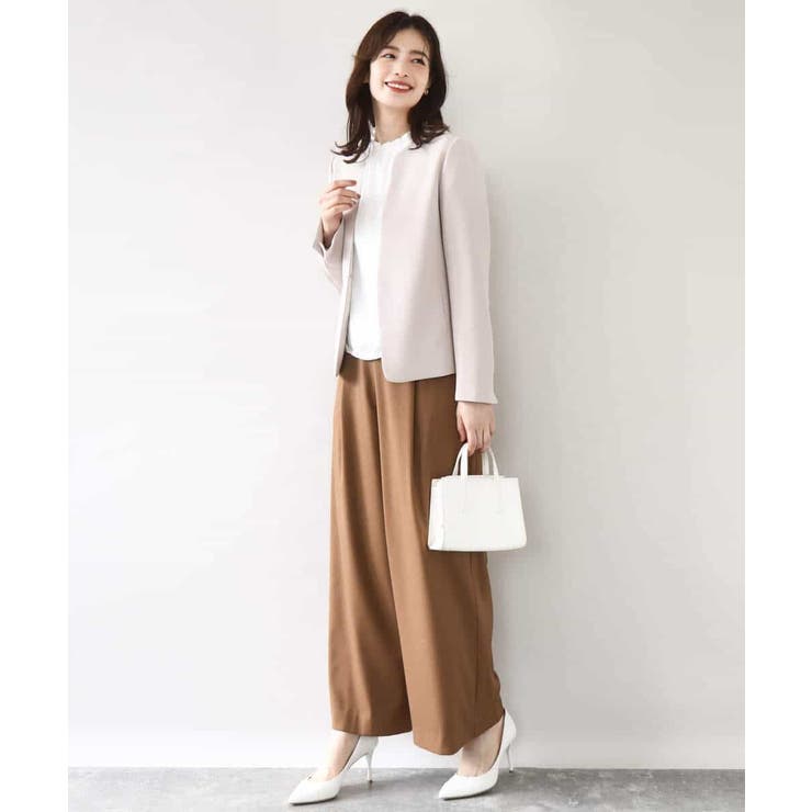 シャーリングネックデザインブラウス/洗える/WEB限定サイズあり | OFUON | 詳細画像26 