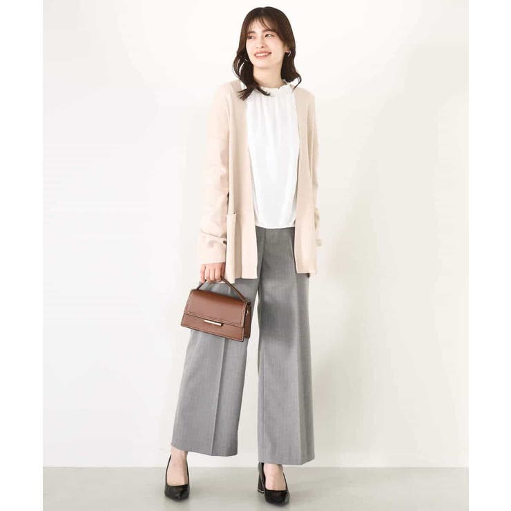 シャーリングネックデザインブラウス/洗える/WEB限定サイズあり | OFUON | 詳細画像8 