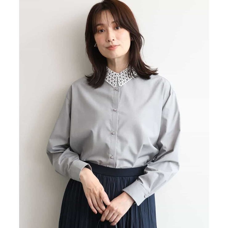 2WAYレース襟ブラウス/洗濯機で洗える/WEB限定サイズあり | OFUON | 詳細画像19 