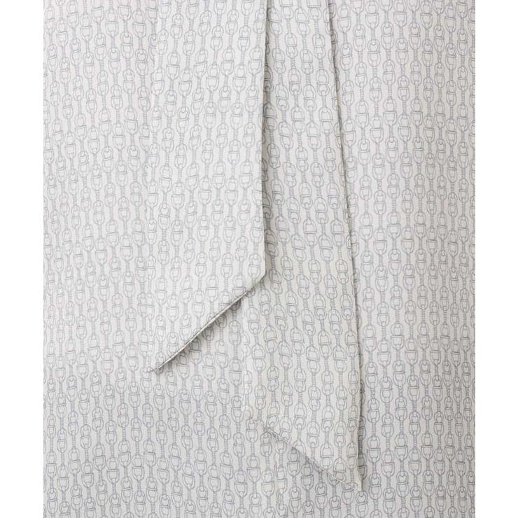 幾何柄ボウタイブラウス/洗える/WEB限定サイズあり | OFUON | 詳細画像20 