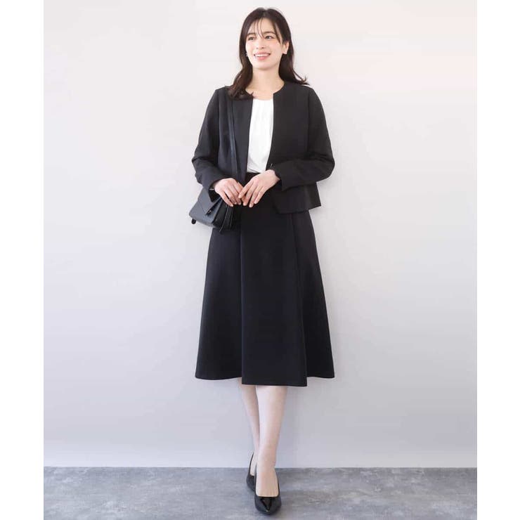 タックデザインジョーゼットブラウス(長袖)/UVカット/接触冷感/洗える | OFUON | 詳細画像10 