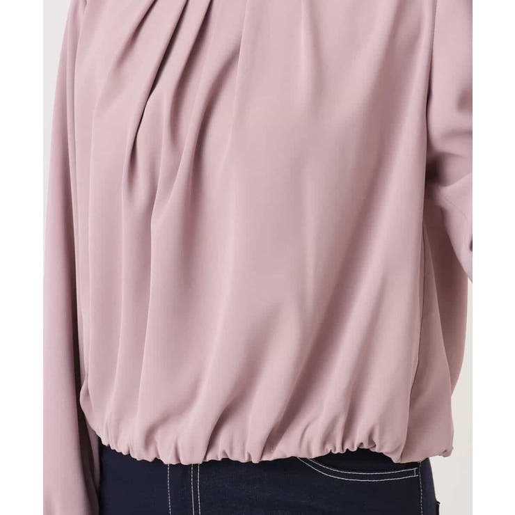 タックデザインジョーゼットブラウス(長袖)/UVカット/接触冷感/洗える | OFUON | 詳細画像26 