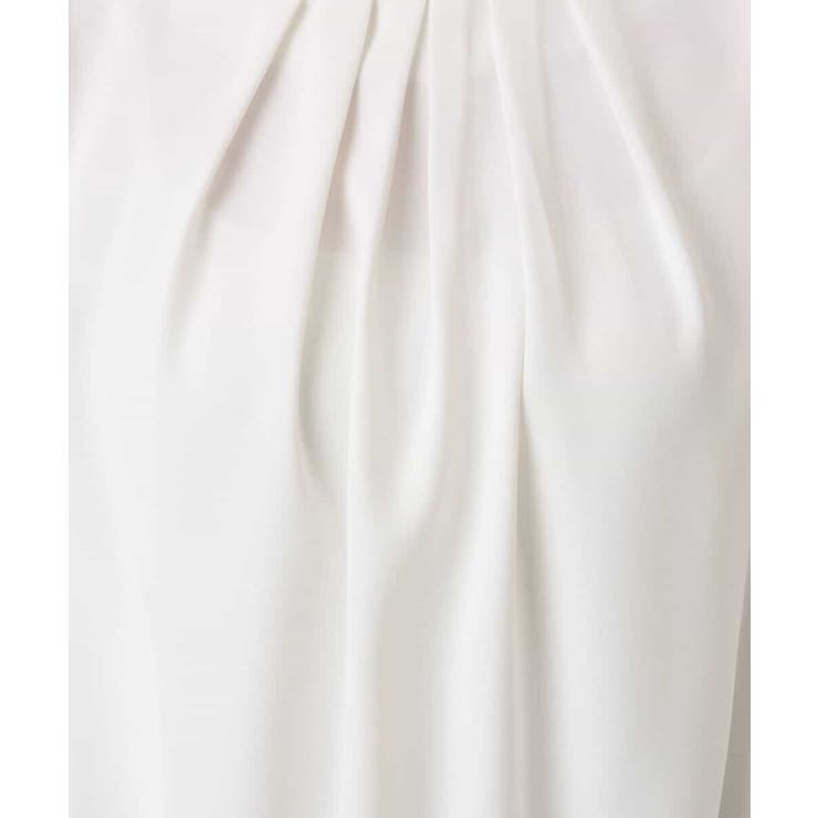 タックデザインジョーゼットブラウス(長袖)/UVカット/接触冷感/洗える | OFUON | 詳細画像29 