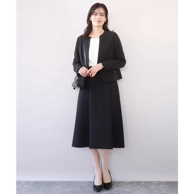 タックデザインジョーゼットブラウス(長袖)/UVカット/接触冷感/洗える | OFUON | 詳細画像9 