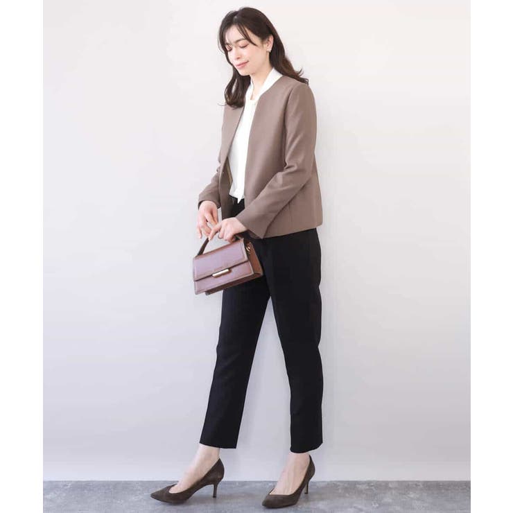 スムースジョーゼットボウブラウス/洗える/WEB限定サイズあり | OFUON | 詳細画像13 