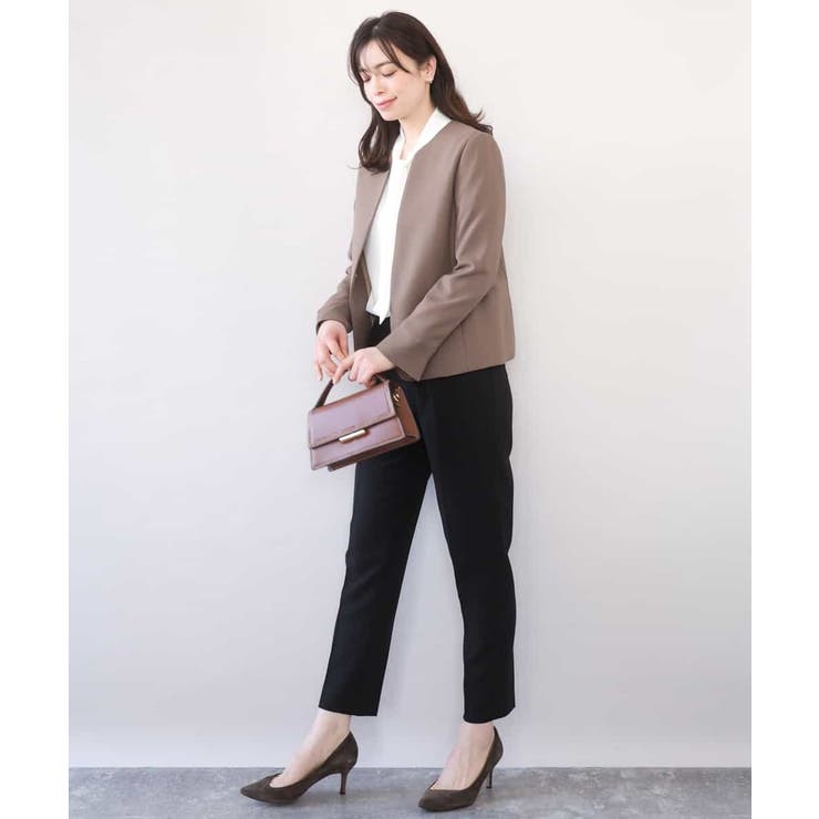 スムースジョーゼットボウブラウス/洗える/WEB限定サイズあり | OFUON | 詳細画像33 