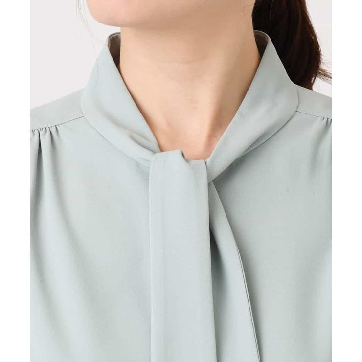 スムースジョーゼットボウブラウス/洗える/WEB限定サイズあり | OFUON | 詳細画像37 