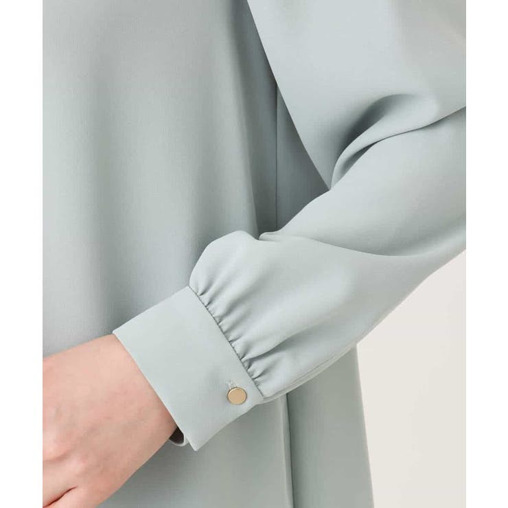 スムースジョーゼットボウブラウス/洗える/WEB限定サイズあり | OFUON | 詳細画像39 