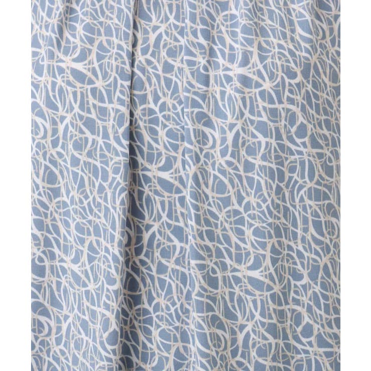 カリグラフィープリント フレアー袖ジャージブラウス 洗える | OFUON | 詳細画像27 